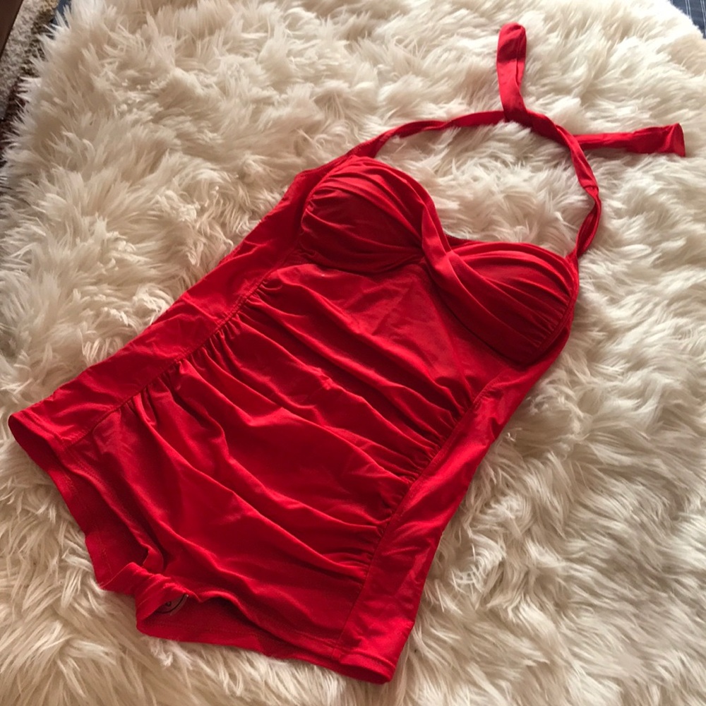New red bathing suit